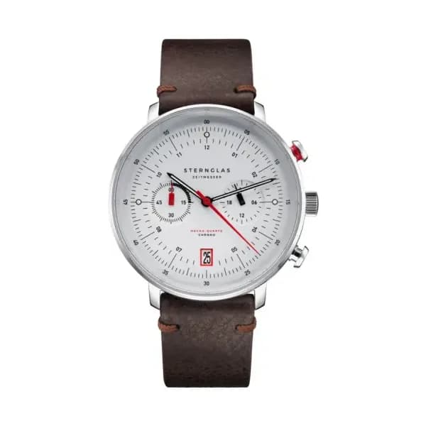 Sternglas Montre Hamburg Chrono Silver S01-HC10-VI11