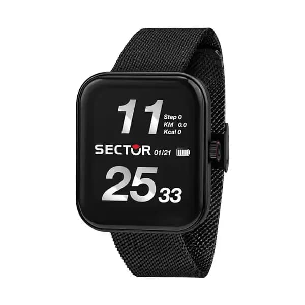 Sector Montre Connectée Homme SECTOR Acier et Aluminium Noir