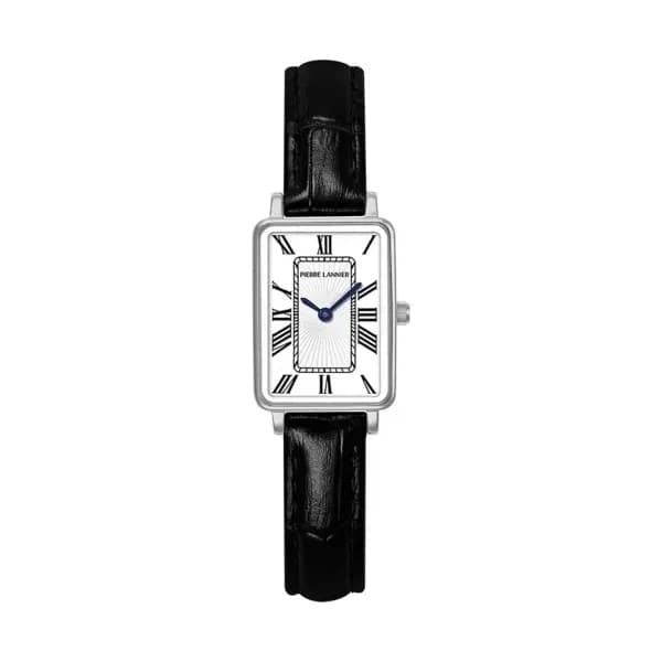 Pierre Lannier Montre Pierre Lannier Collection Ariane en Cuir Noir