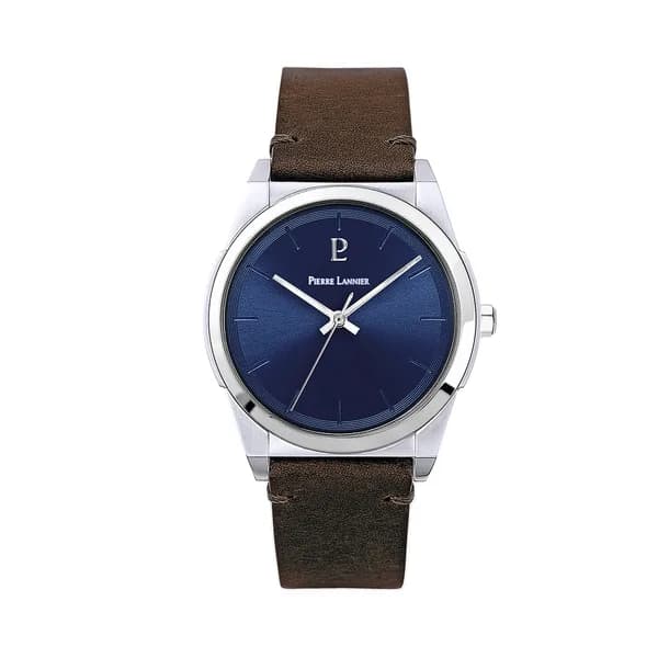 Pierre Lannier Montre Pierre Lannier Collection Candide en Cuir Marron