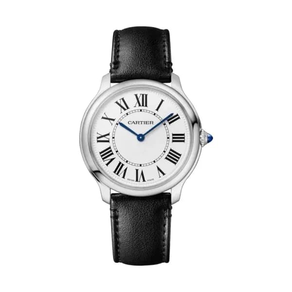 Cartier Montre quartz Mixte Ronde Argenté