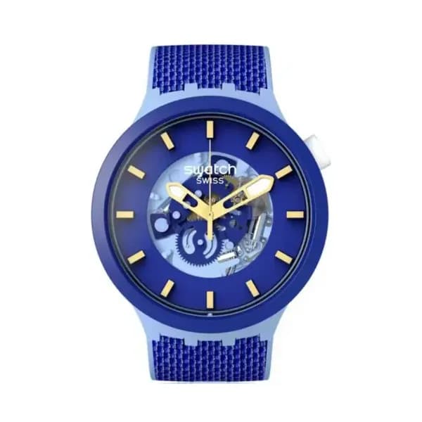 Swatch Montre Bouncing Blue SB05N105