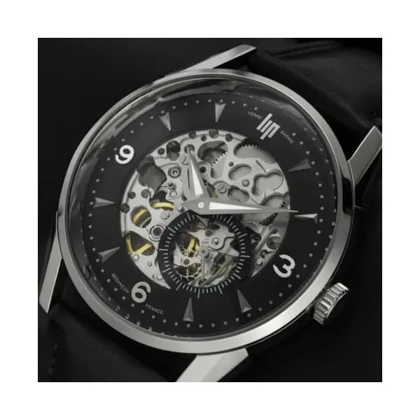 Lip Montre Lip imalaya Automatique Squelette - Homme - cadran Bleu- 40 mm - Acier inoxydable - 671726