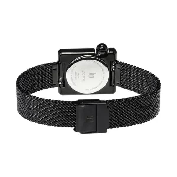 Lip Montre Lip Mach 2000 Mini - - cadran Noir- 30 x 28 mm - Acier et PVD -671391
