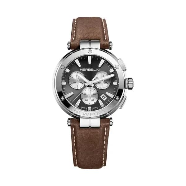 Michel Herbelin Montre Herbelin Newport Chronograph Homme Quartz Chronographe - 37658AP24MA