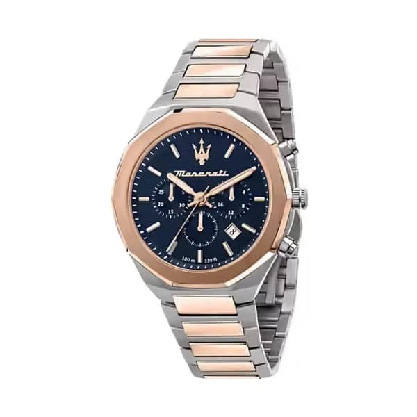 Maserati Montre Homme MASERATI STILE en Métal Bicolore