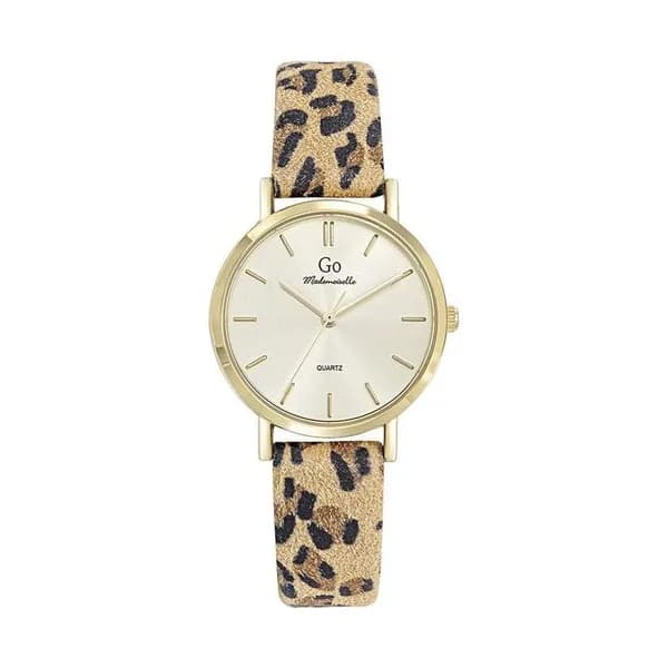 GO Mademoiselle Montre GO Mademoiselle en Cuir Léopard