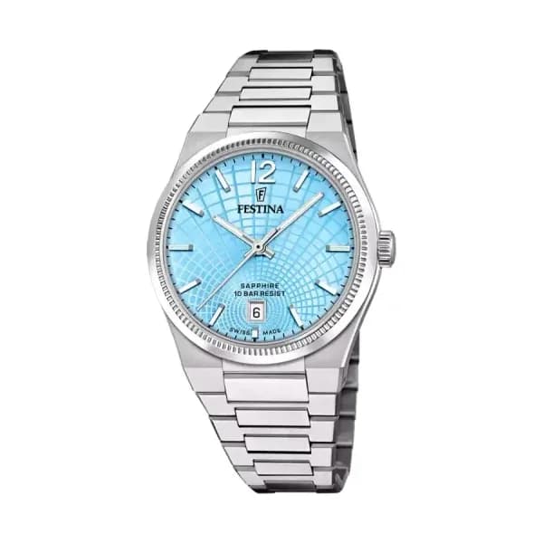 Festina Swiss Made Montre Festina Collection Swiss Made en Acier Argenté