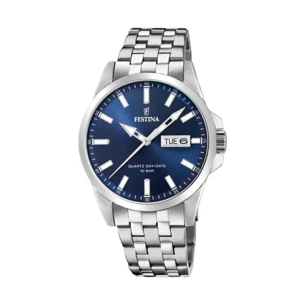 Festina Montre Homme FESTINA CLASSIQUE en Acier Gris Etanche