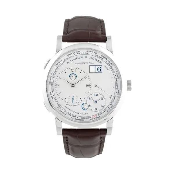 A. Lange &amp; Söhne Montre A. Lange &amp; Söhne Lange 1 Time Zone platine mécanique 42 mm Full Set 2006