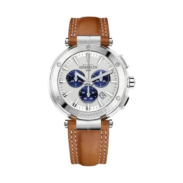 Michel Herbelin Montre quartz Homme Newport Argenté, Bleu