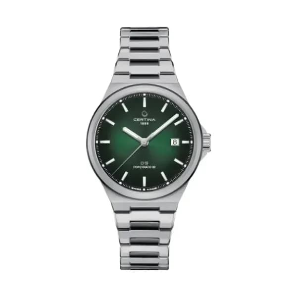 Certina Montre Certina DS-7 Powermatic 80 Automatique Cadran Vert