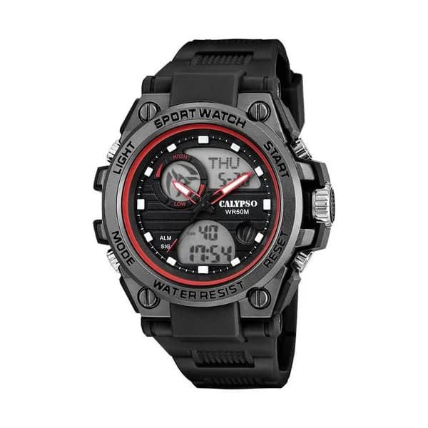 Calypso Montre Calypso en Résine Noir