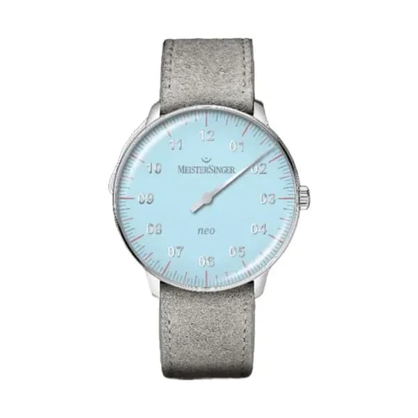 MeisterSinger Montre Neo Special Bleu clair S-NES924S