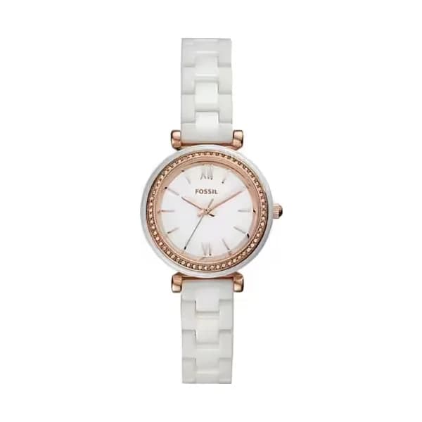 Fossil Montre Femme FOSSIL en Céramique Blanche