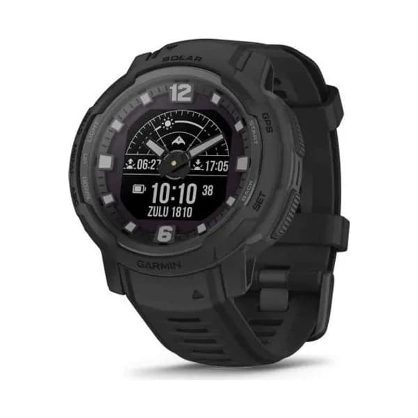 Garmin Montre Garmin Instinct Crossover Solar - Tactical Edition - Noire 45 mm- 010-02730-00