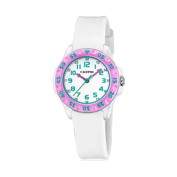 Calypso Montre Calypso Collection My First Watch en Silicone Blanc