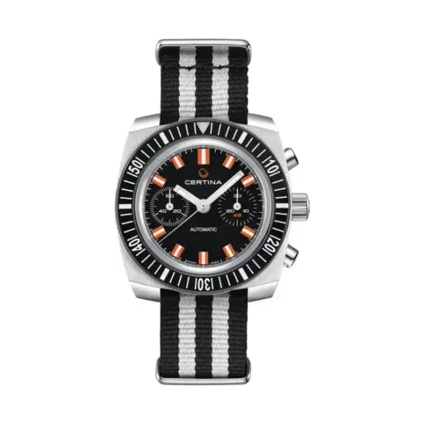 Certina Montre Certina DS Chronograph Automatic 1968 Automatique Cadran Noir