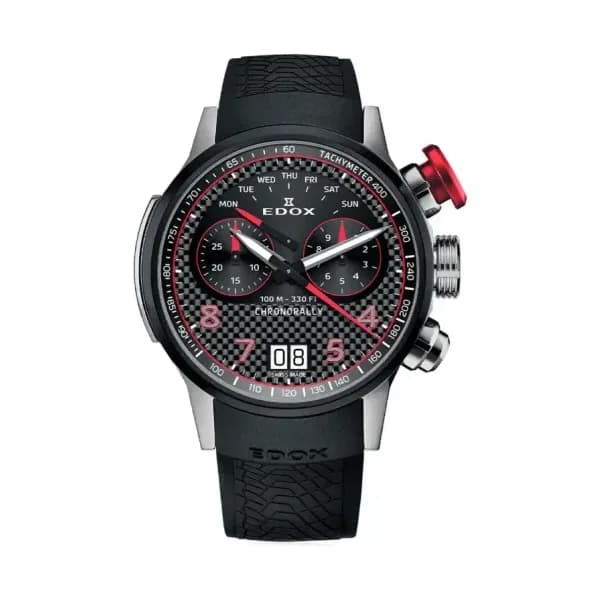 Edox Montre Chronorally Chronograph 45 38003-TINRO-CARO