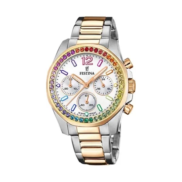 Festina Montre Femme FESTINA BOYFRIEND COLLECTION en Acier Bicolore Etanche
