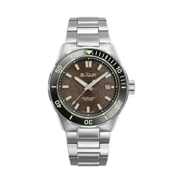 Le Jour Montre Coral Diver Marron LJ-CD-005