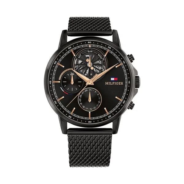 Tommy Hilfiger Montre Tommy Hilfiger en Acier et PVD Noir