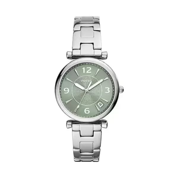 Fossil Montre Femme FOSSIL CARLIE en Acier Gris Etanche