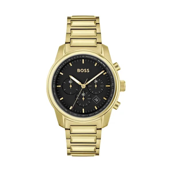 Hugo Boss Montre Boss Collection Trace en Métal Doré