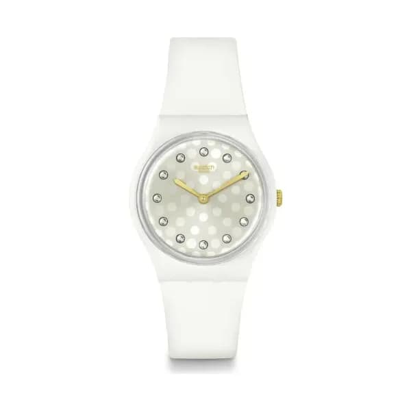 Swatch Montre quartz Femme Gent Blanc