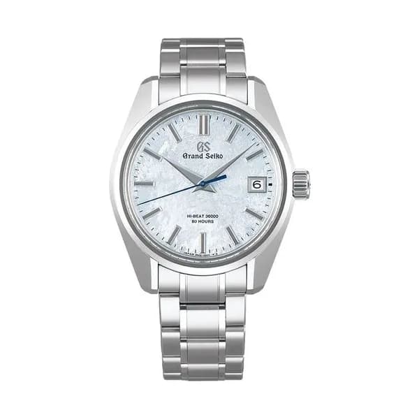 Grand Seiko Montre Grand Seiko Heritage 44GS Ever-Brilliant Steel Hi-Beat automatique cadran bleu clair bracelet acier 40 mm