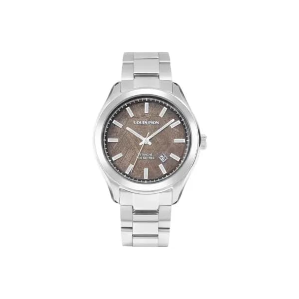 Louis Pion Montre quartz Homme Adrien Marron