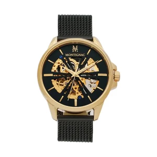 Montignac Montre automatique Homme Round Noir