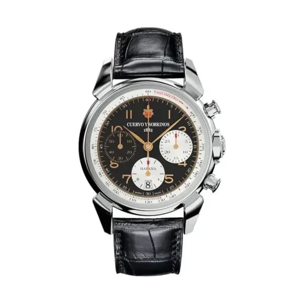 Cuervo y Sobrinos Montre Chronograph Heritage 3145.1HB