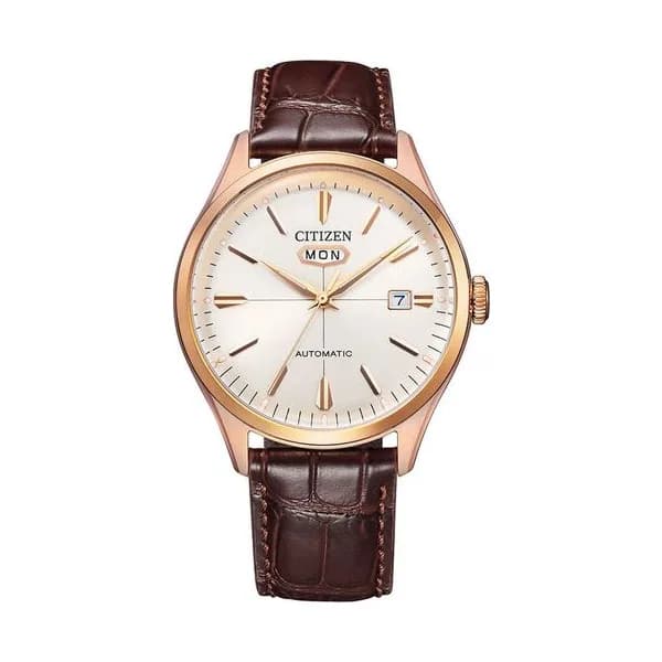 Citizen Montre Automatique Citizen Collection Mechanical en Cuir Marron