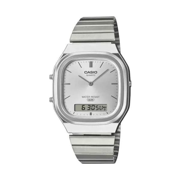 Casio Montre Casio Vintage - Gris 40.9 X 35.8 mm- AQ-240E-7A