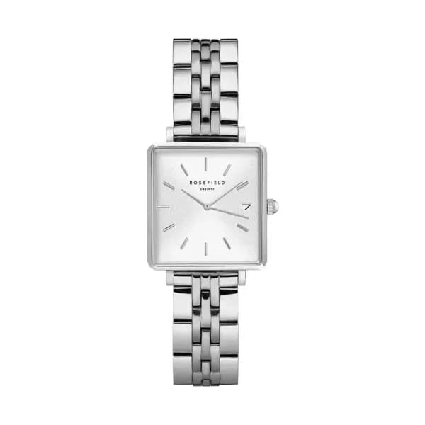 Rosefield Montre Rosefield the Mini Boxy Blanc