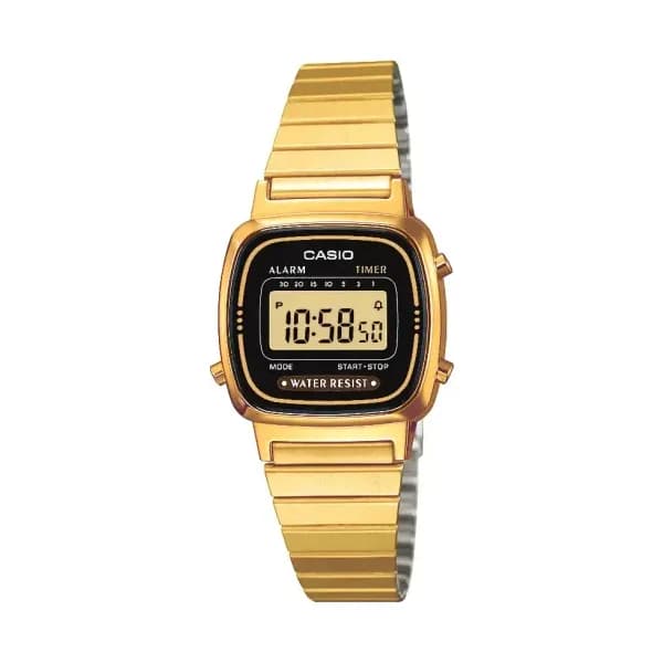 Casio Montre quartz Femme Vintage mini Noir