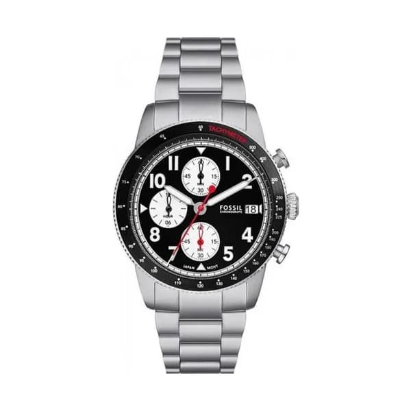 Fossil Montre Fossil Collection Sport Tourer en Acier Argenté