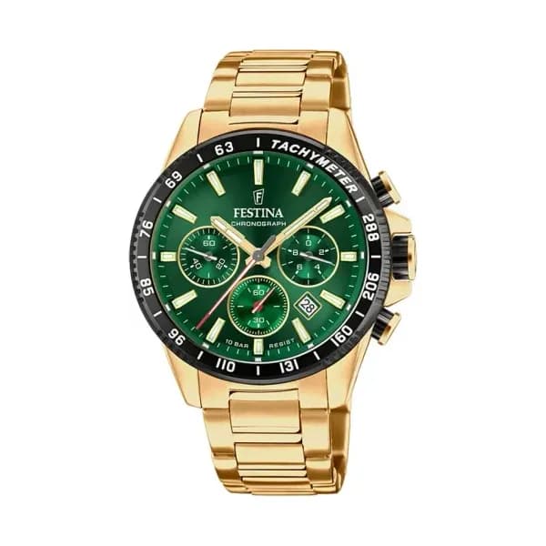 Festina Montre Festina Timeless Chrono 45-2 Vert