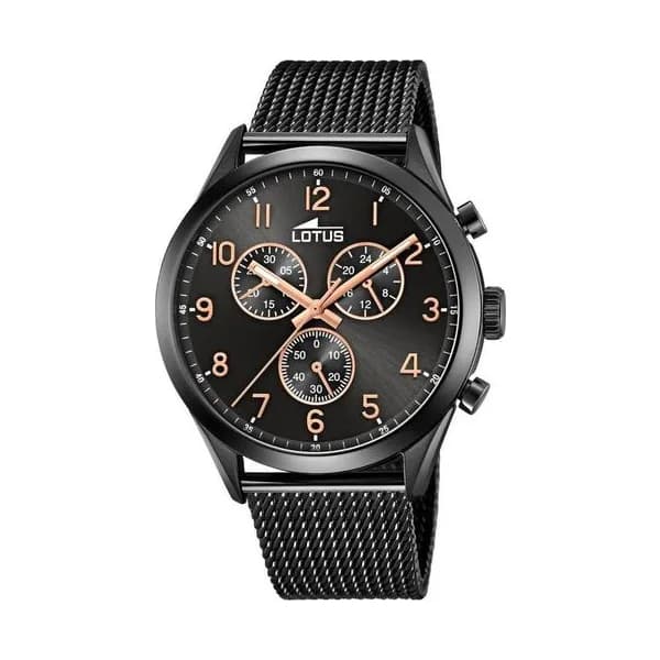 Lotus Montres Montre Lotus en Acier Noir