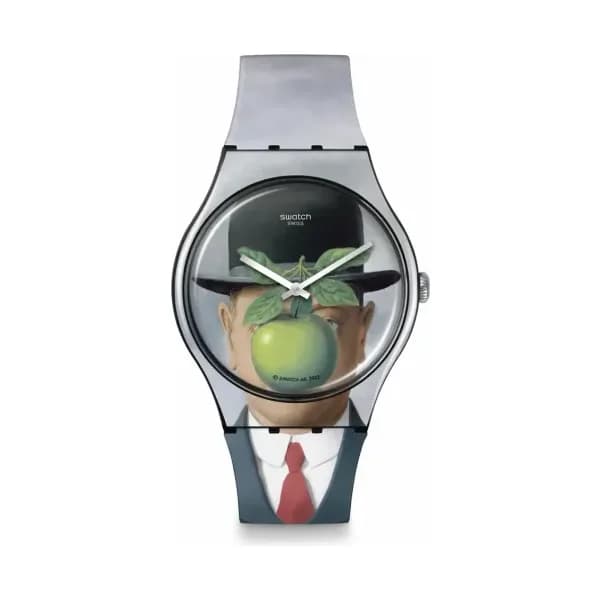 Swatch Montre le Fils de l'Homme by René Magritte SUOZ350