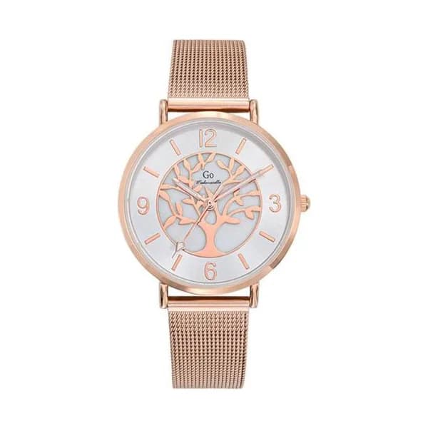 GO Mademoiselle Montre GO Mademoiselle en Acier et PVD Doré Rose