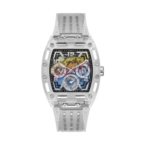 Guess Montre Guess Collection Phoenix en Silicone Transparent