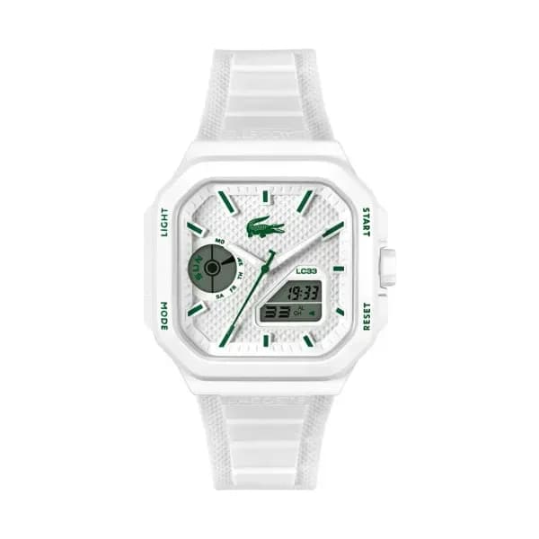 Lacoste Montre Lacoste Lc33 Square Blanc