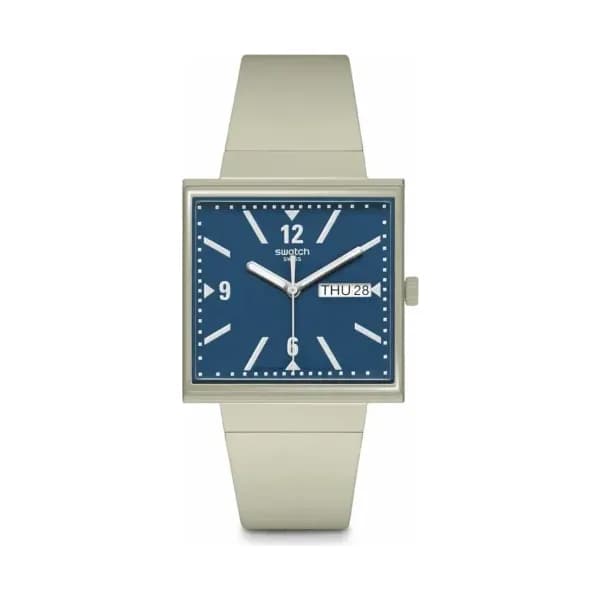 Swatch Montre quartz Mixte What if Blanc