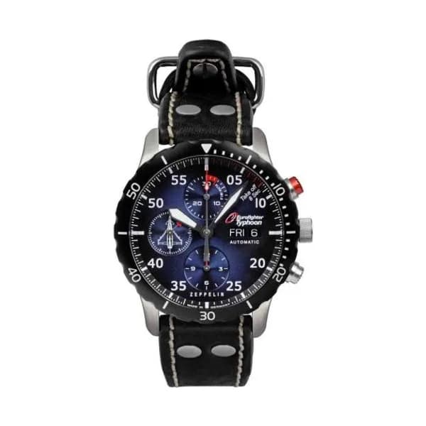 Zeppelin Montre Zeppelin Eurofighter Automatique Cadran Bleu - 72183