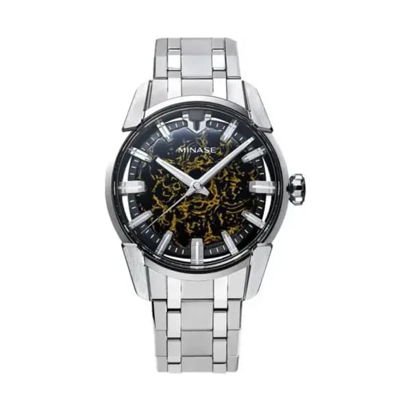 Minase Montre Divido Shibo-Urushi Golden Flux 14-M01KA3-SSB