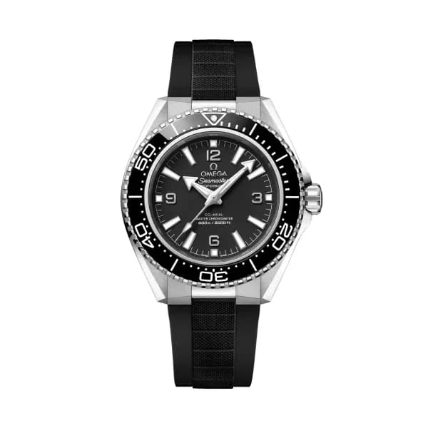 Omega Seamaster 42 mm, acier sur bracelet caoutchouc