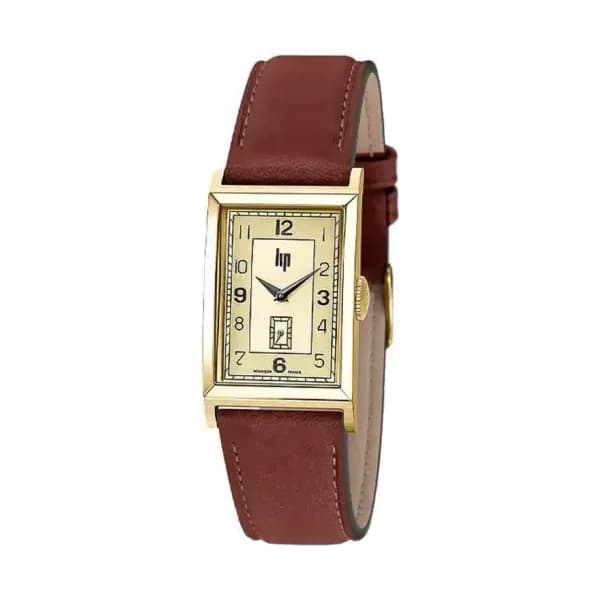 Lip Montre Lip Churchill T24 - Homme - cadran Doré- - Acier PVD Doré - 671277