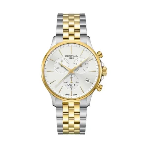 Certina Montre Certina DS-8 Chrono Quartz Cadran Argent